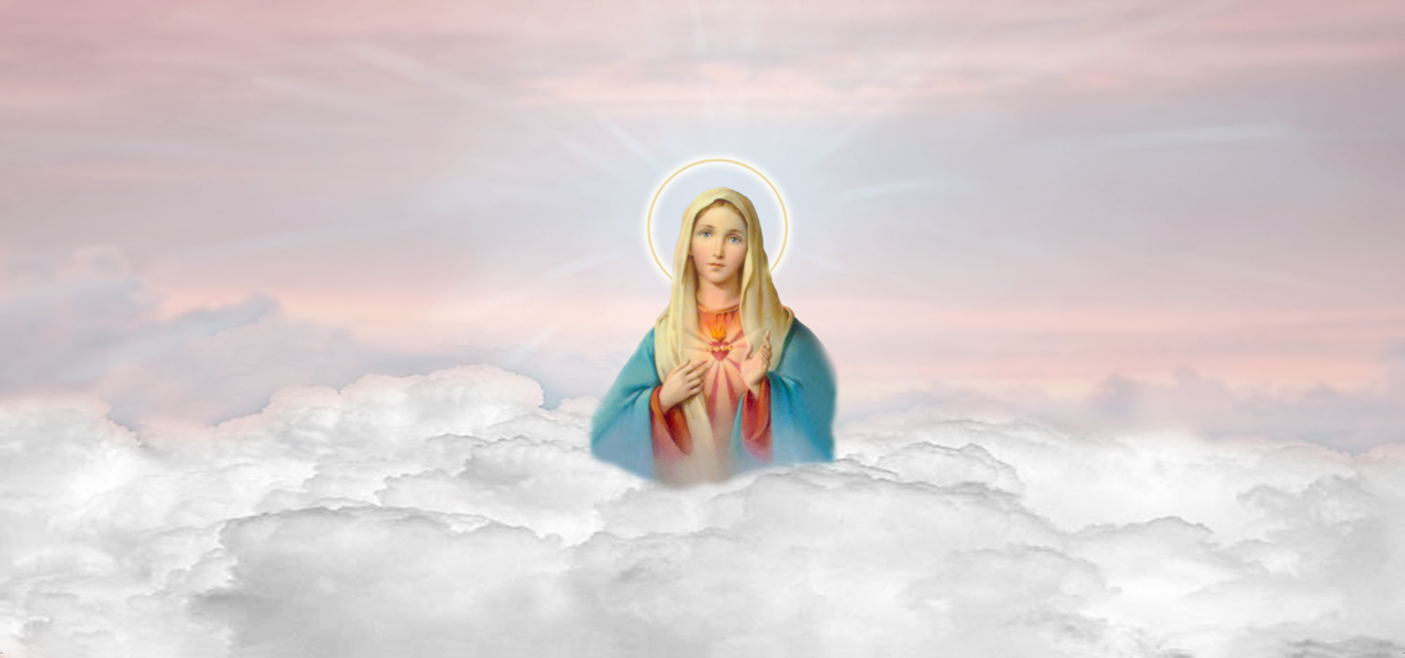 Immaculate Heart Clouds Pink